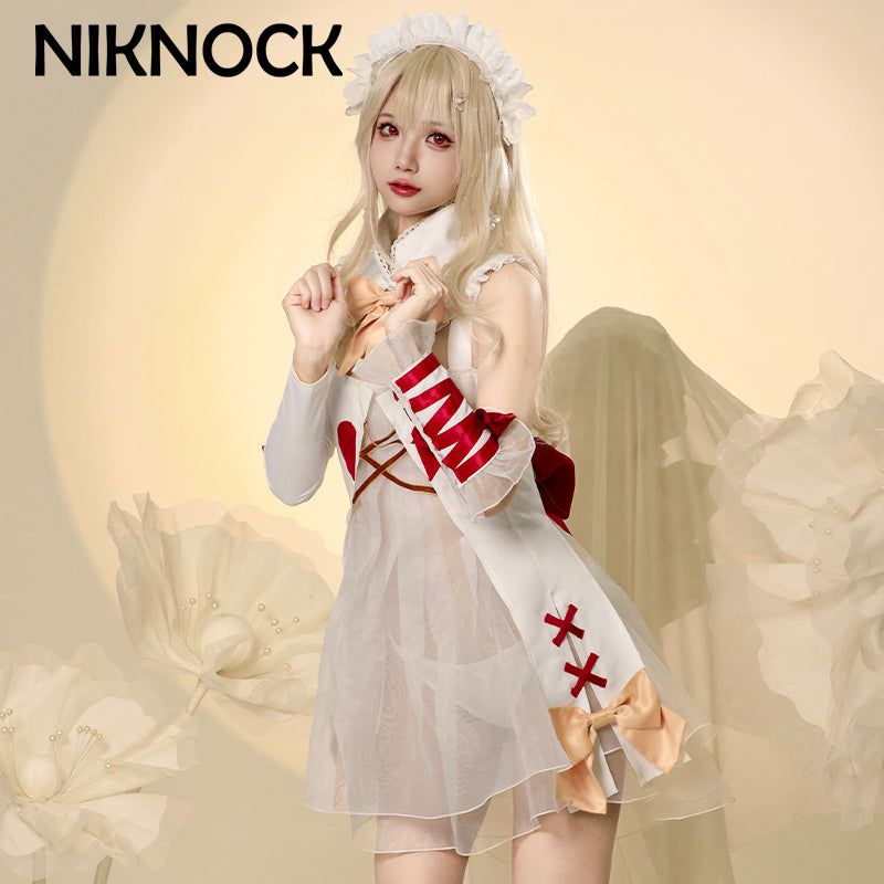 【现货】Niknock/ Fate fgo伊莉雅cos 可爱巧克力天使cosplay服装套装