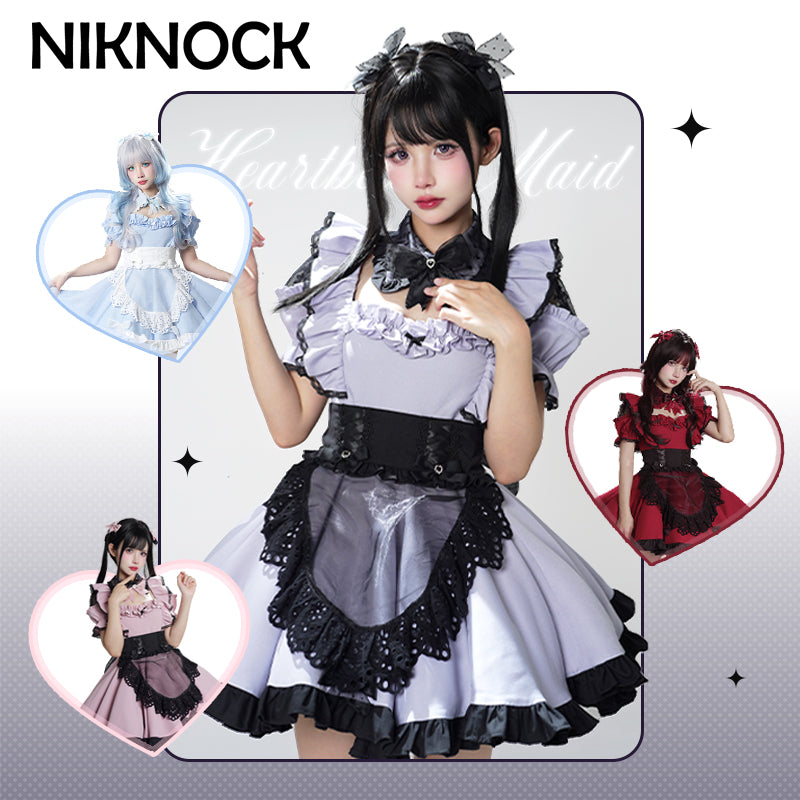 【现货】Niknock 原创心跳女仆heartMaid日系甜美可爱女仆装cosplay服装