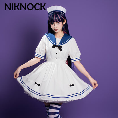 【In Stock】Niknock： Panty & Stocking with Garterbelt Stocking Navy Dress Cosplay