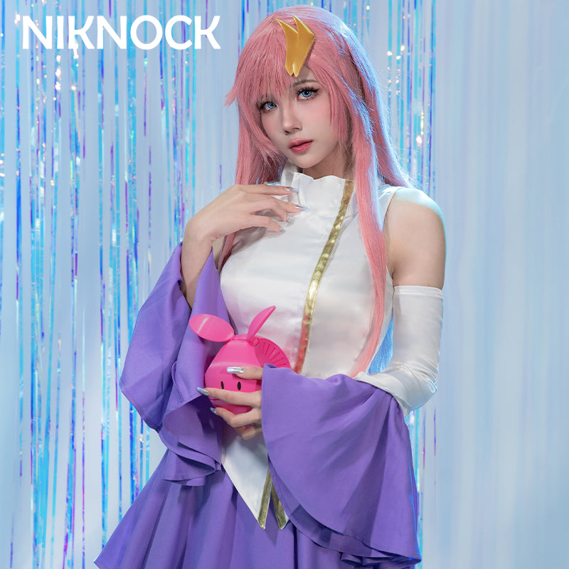 【Partially In Stock】[Last Batch] Niknock Mobile Suit Gundam SEED Cosplay Costume / Lacus Clyne
