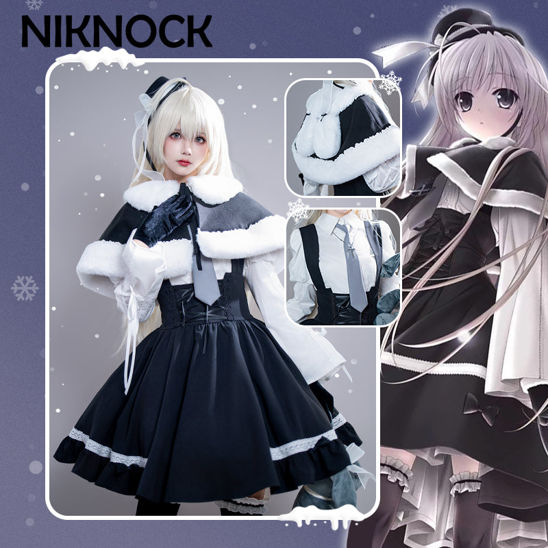 【In Stock】Niknock  Winter Anime Cosplay Costumes / Yosuga no Sora Sora Kasugano
